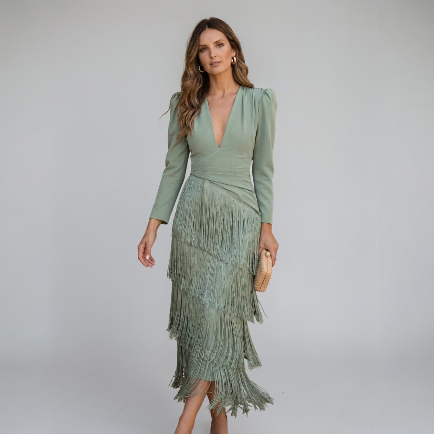 Sofia | Abito Frangiato Chic