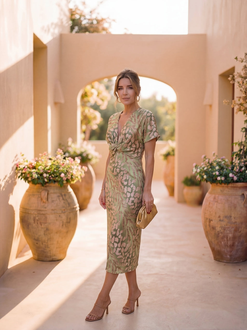 Antonella | Abito Elegante in Tessuto Leggero e Fluido - Stile e Comfort per Ogni Occasione