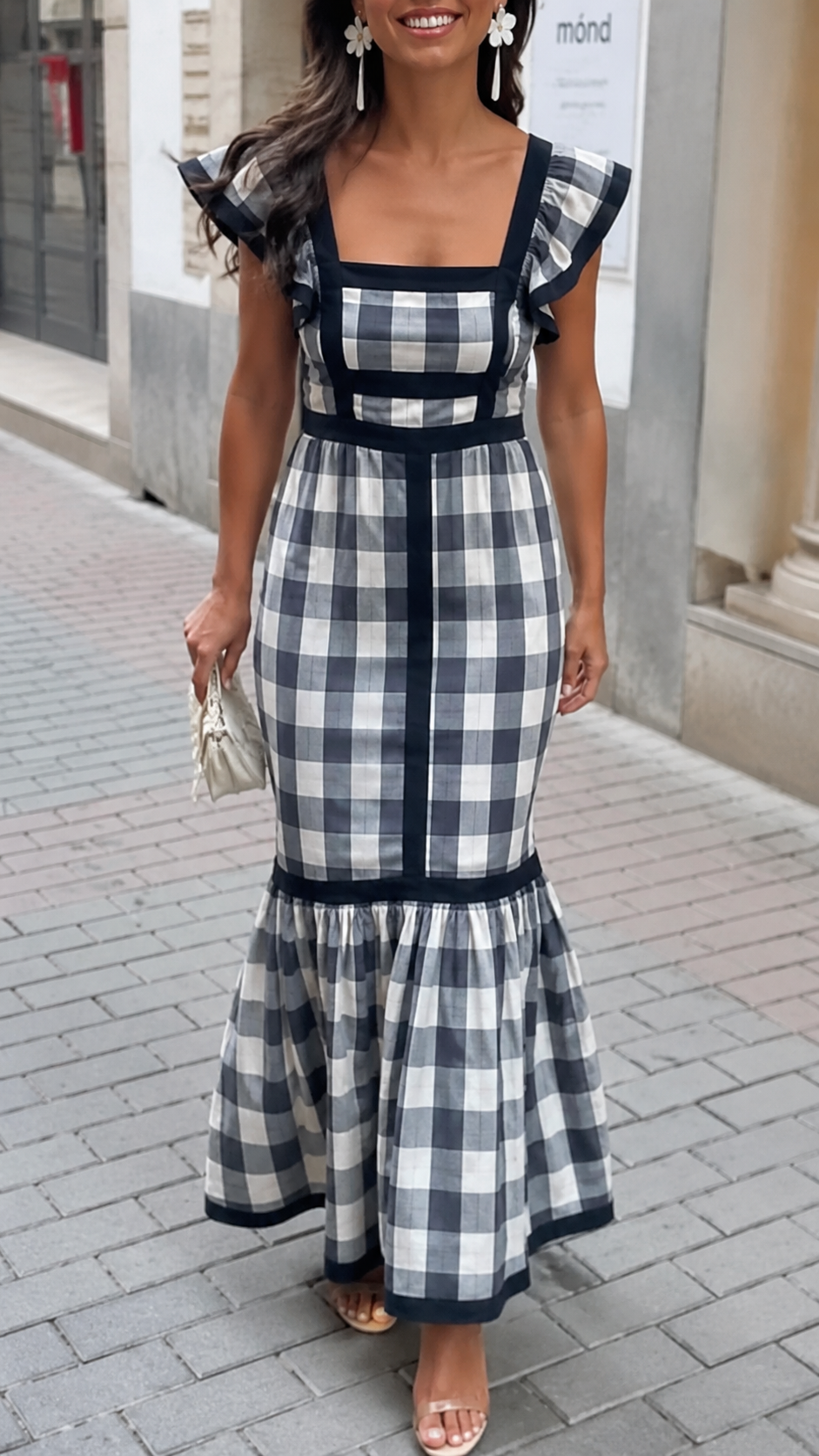 Dianne | Abito Lungo A Righe Elegante e Trendy