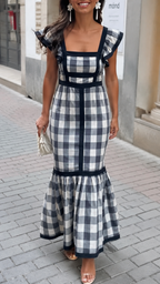 Dianne | Abito Lungo A Righe Elegante e Trendy