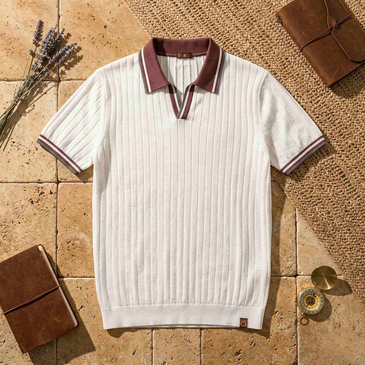 LUCA | Polo Elegante con Collo a Contrasto - Stile Unico per Ogni Occasione!