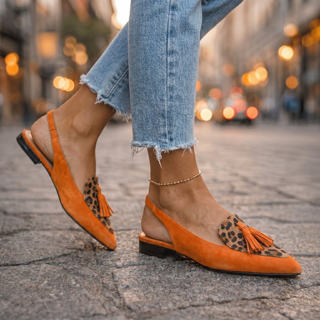 Eliza | Sandali Chic con Cinturini e Nappine - Stile e Comfort per Ogni Occasione!