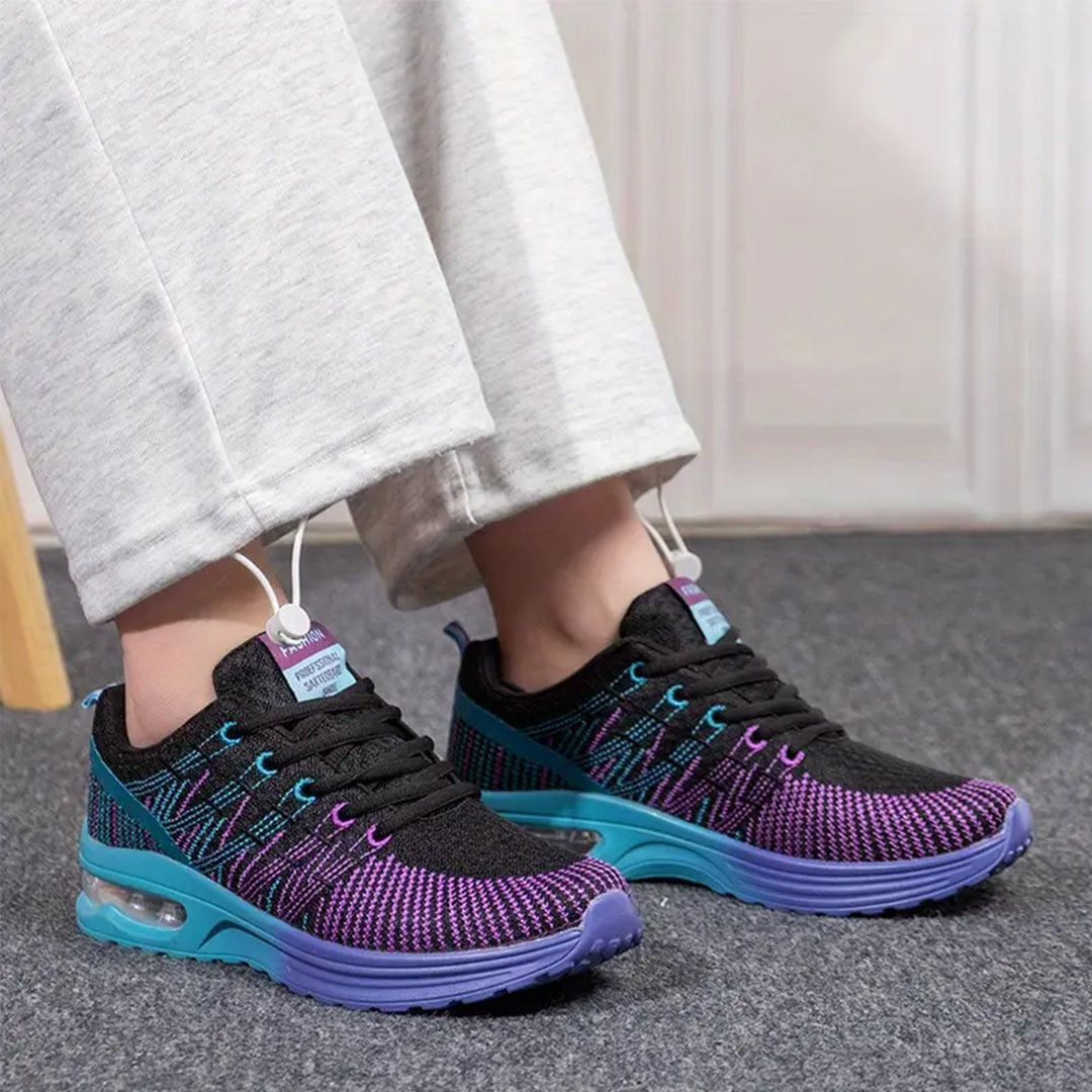 Scarpe Comfort Hildaschritt - Eleganza Nero Viola per il Tuo Stile
