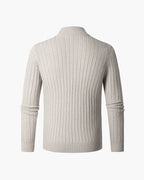 ZERMATT Maglione Mezza Zip Collo Alto - Stile e Comfort per l'Inverno