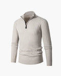 ZERMATT Maglione Mezza Zip Collo Alto - Stile e Comfort per l'Inverno