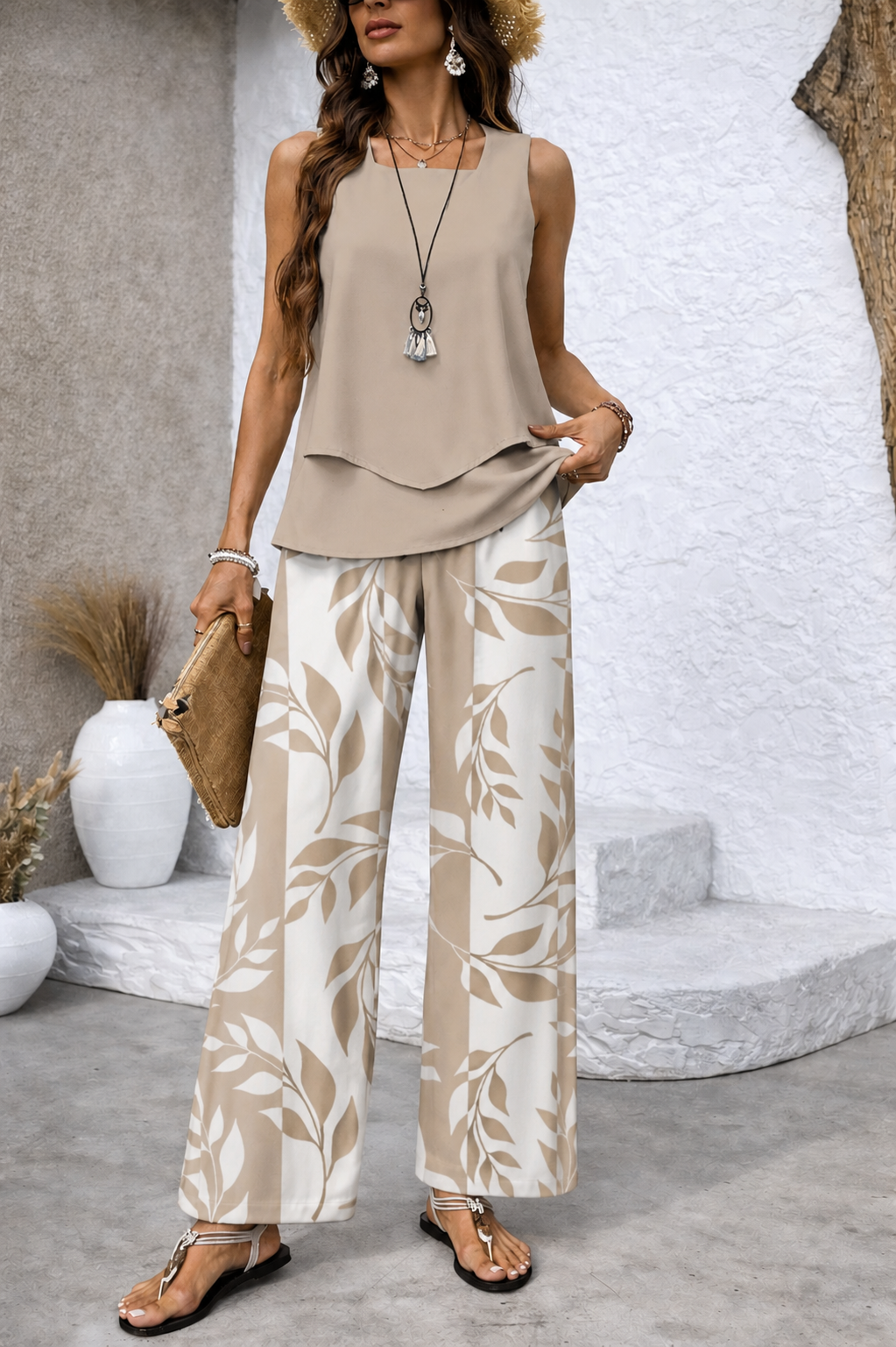 ZENA™ | SET SOREVIANA FOGLIA DEL DESERTO - Eleganza e Stile Unici