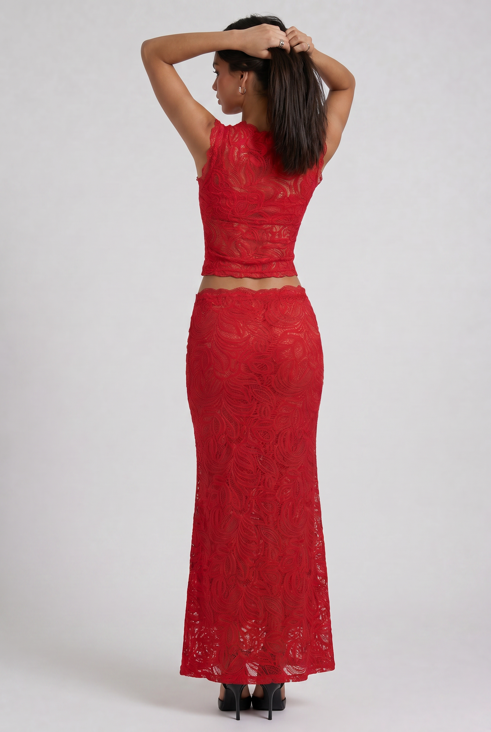 ORIETTA™ | Completo Rosso Marisol per Donna - Eleganza e Stile
