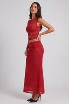 ORIETTA™ | Completo Rosso Marisol per Donna - Eleganza e Stile