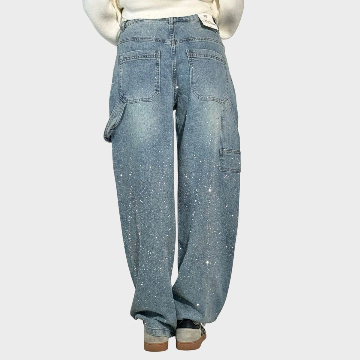Valéria - Pantaloni Denim Oversize: Stile e Comfort in Ogni Occasione!
