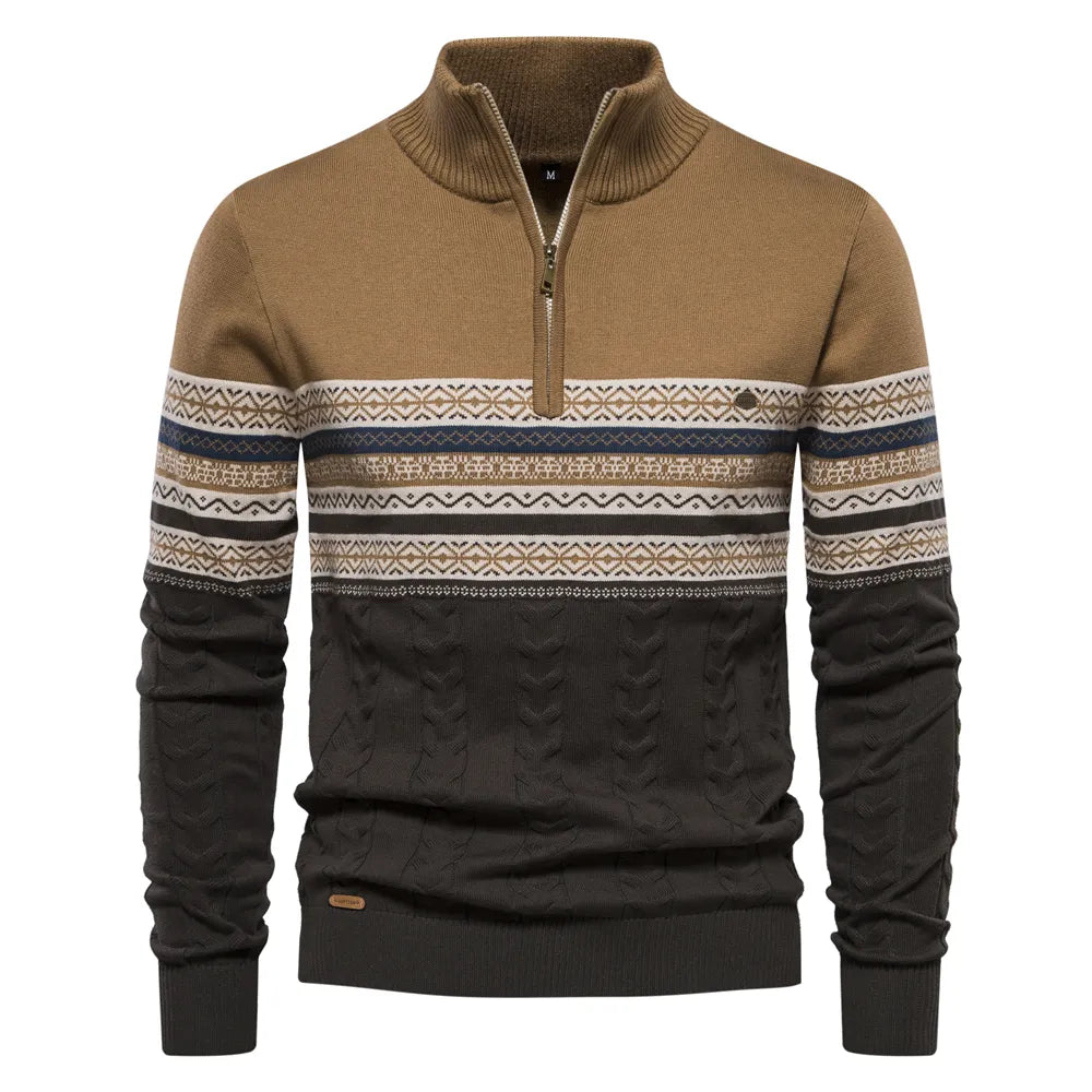 Constantino - Maglione Elegante in Mistura di Maglia per un Stile Unico