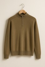Pullover in Maglia Mezzo Zip: Stile e Comfort per Ogni Occasione!