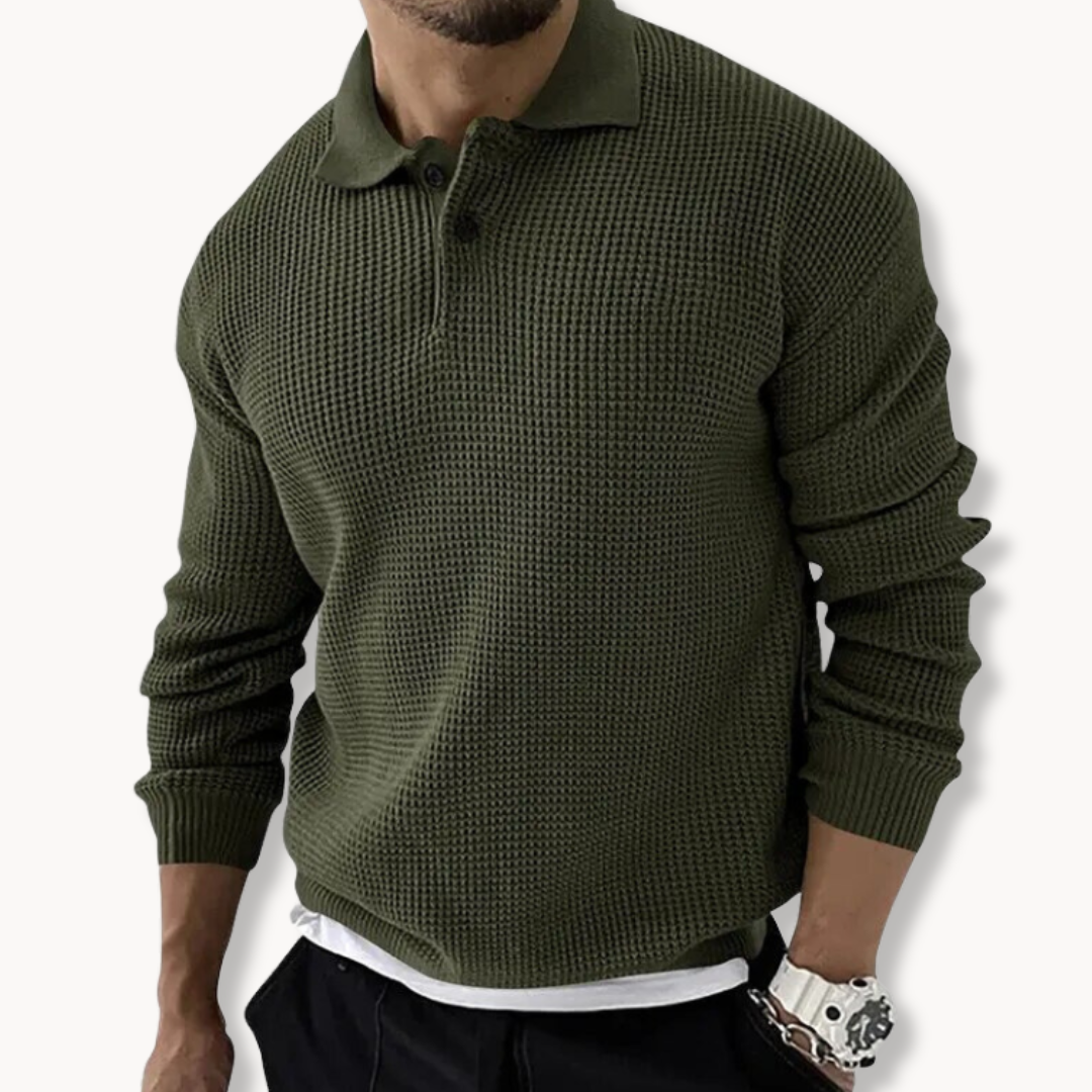 Pullover Polo Tricot Miguel - Stile e Comfort per Ogni Occasione!