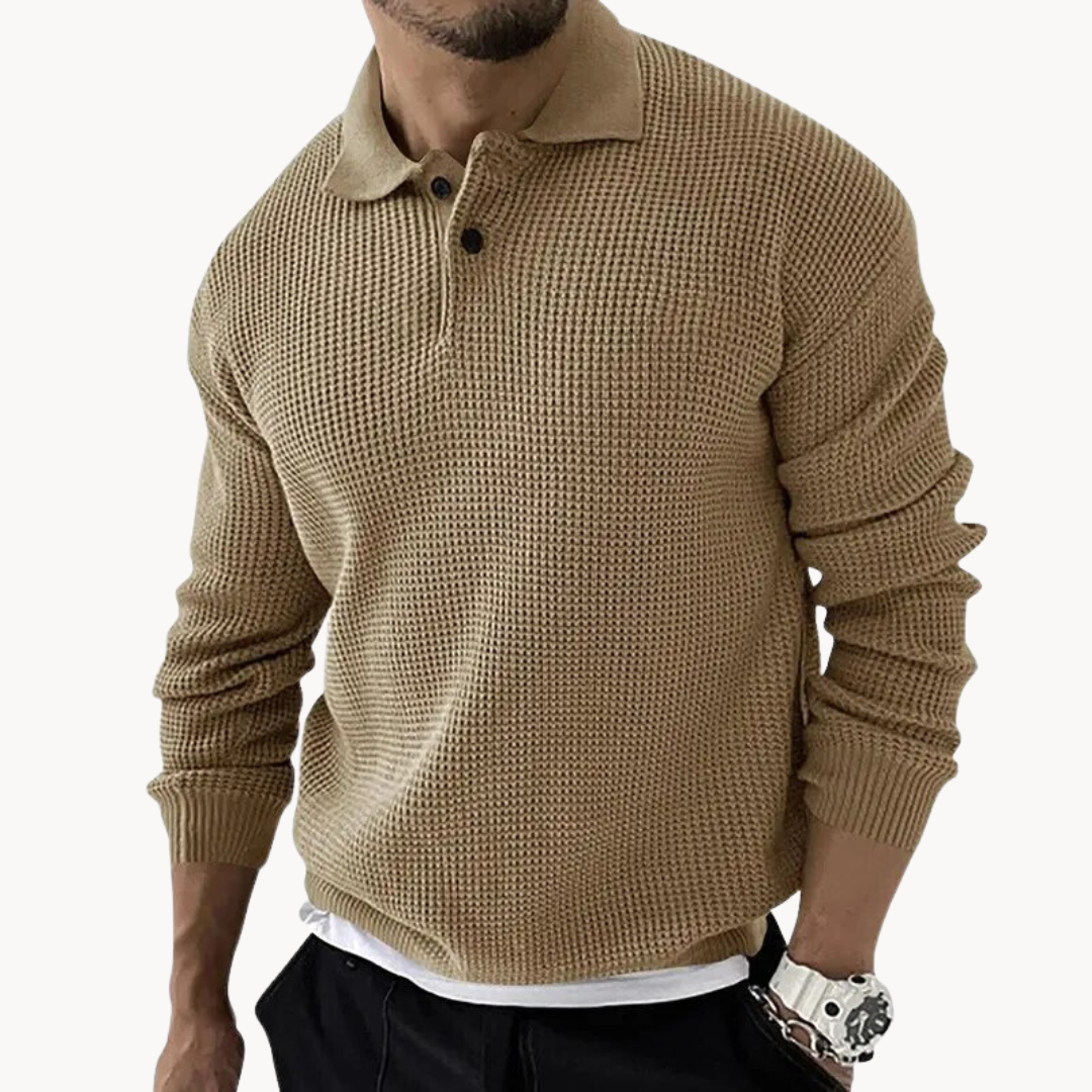 Pullover Polo Tricot Miguel - Stile e Comfort per Ogni Occasione!