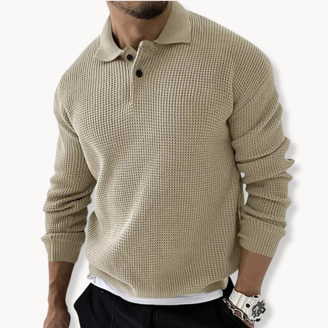 Pullover Polo Tricot Miguel - Stile e Comfort per Ogni Occasione!