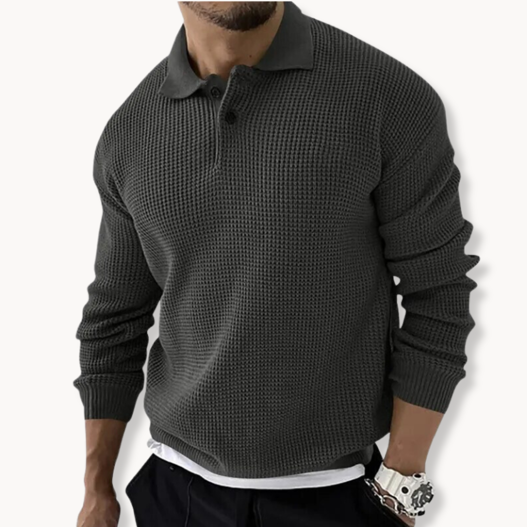 Pullover Polo Tricot Miguel - Stile e Comfort per Ogni Occasione!