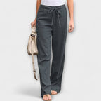 Lorena - Pantaloni Leggeri in Lino: Comfort Elegante per l'Estate!