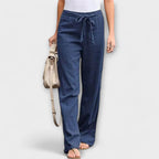 Lorena - Pantaloni Leggeri in Lino: Comfort Elegante per l'Estate!