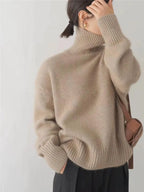 MIA™ | MAGLIONE IN CASHMERE A COLLO ALTO - Eleganza e Comfort