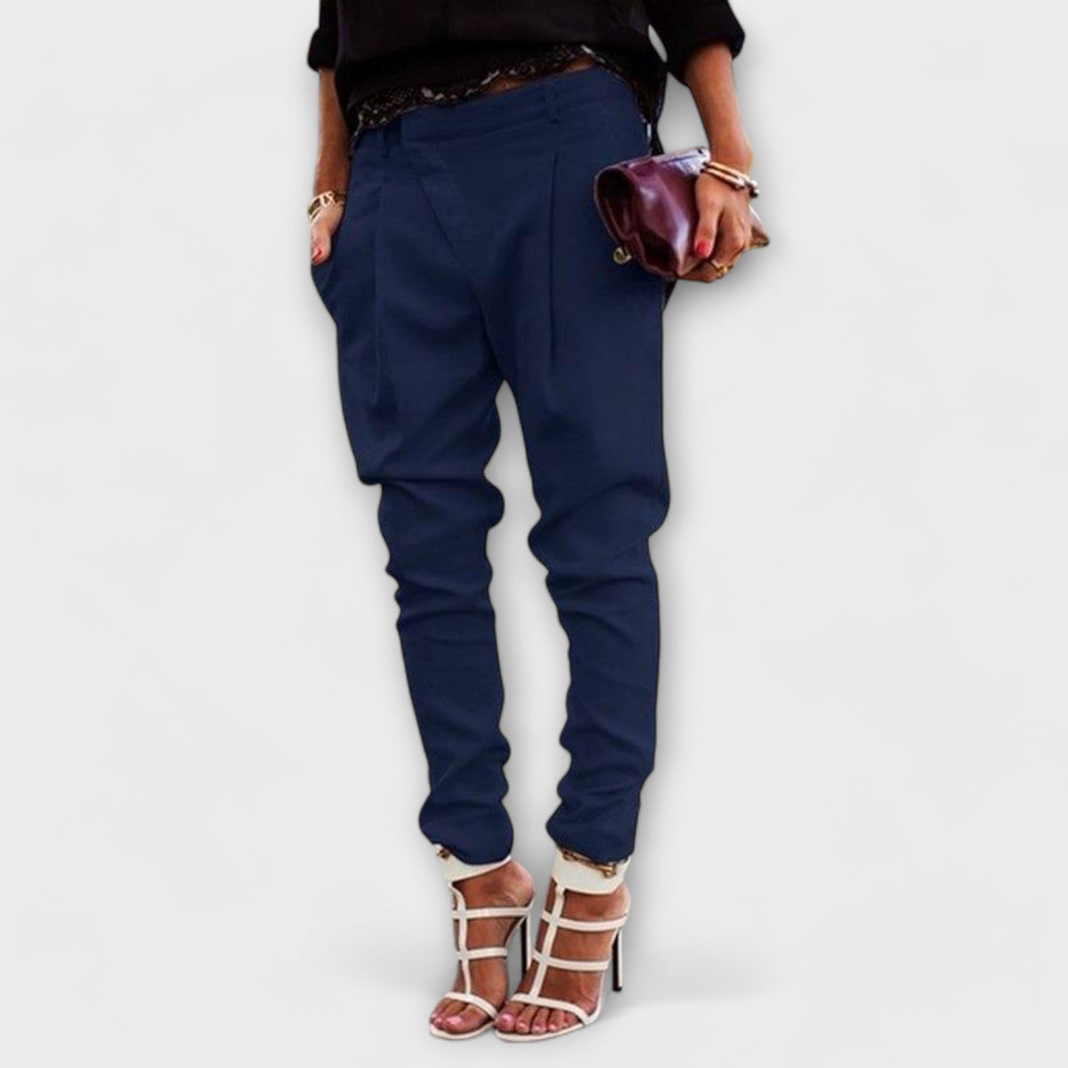 Mira - Pantaloni a Vita Alta Eleganti e Trendy