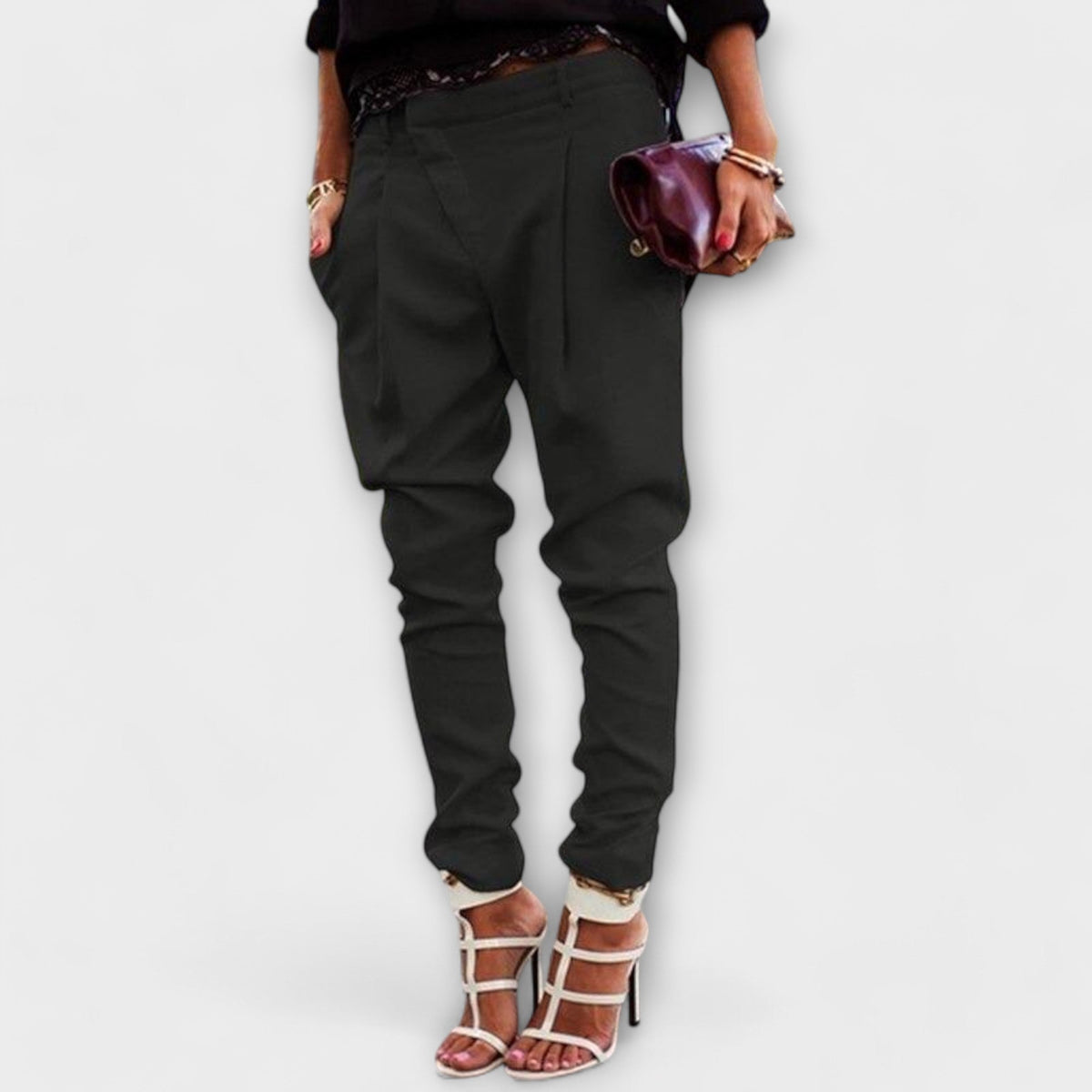 Mira - Pantaloni a Vita Alta Eleganti e Trendy