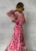 Hazel | Vestito a Portafoglio Floreale: Eleganza e Stile per Ogni Occasione