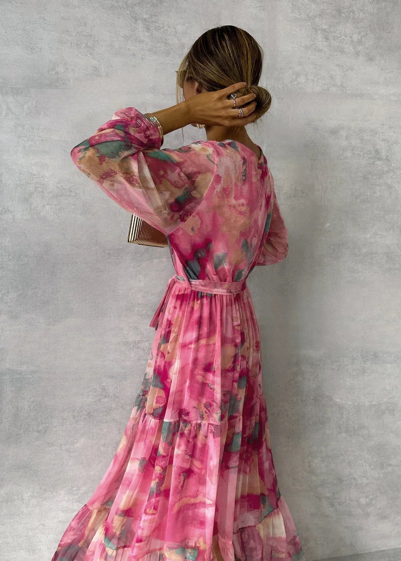 Hazel | Vestito a Portafoglio Floreale: Eleganza e Stile per Ogni Occasione