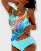Matilde – Set di Tankini a Due Pezzi: Stile e Comfort per l'Estate!