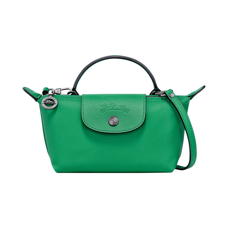 Mini Borsa a Mano in Pelle – Verde