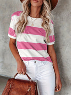 KAELY™ | T-shirt Classica a Righe