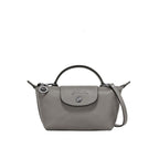 Mini Borsa a Mano in Pelle – Grigio