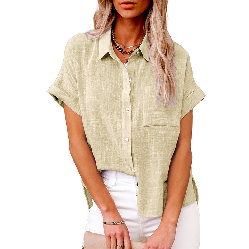 AUDRINE™ |  Una camicetta casual e comoda con bottoni