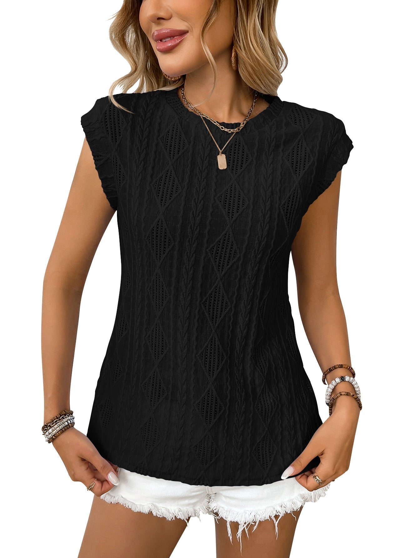 DELICE™ | Maglietta elegante in morbida maglia leggera