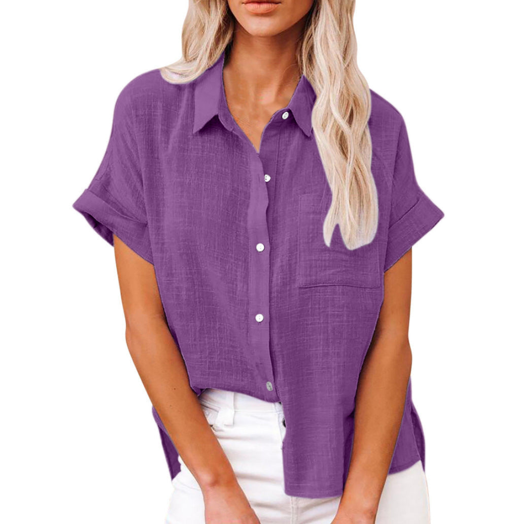 AUDRINE™ |  Una camicetta casual e comoda con bottoni