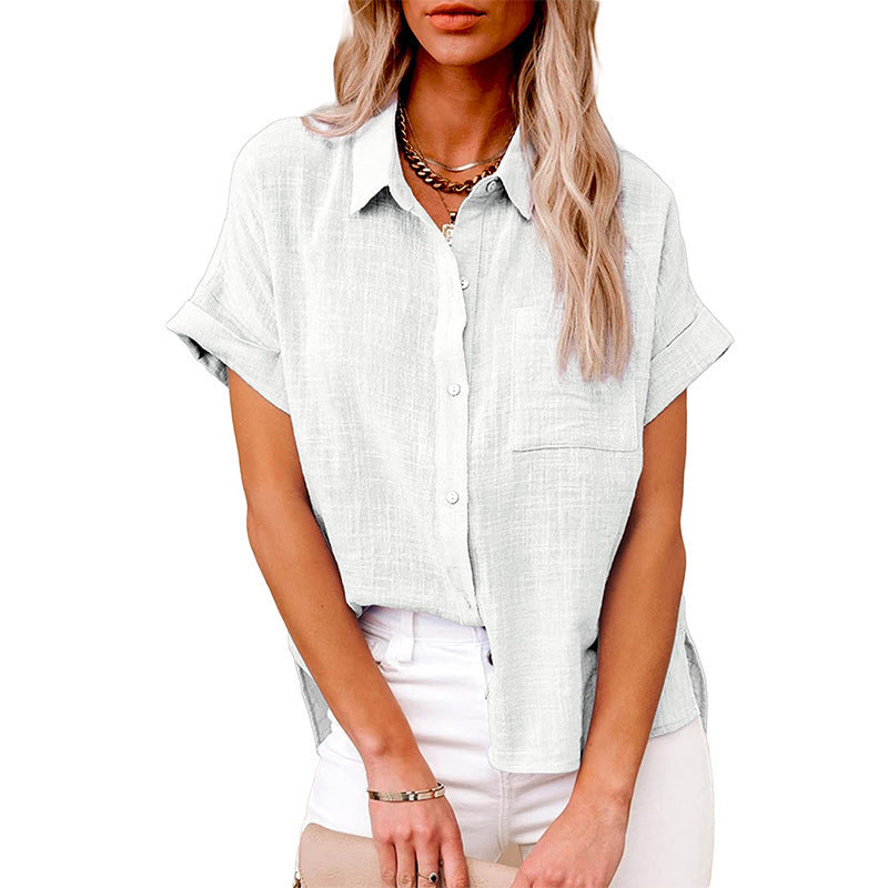AUDRINE™ |  Una camicetta casual e comoda con bottoni