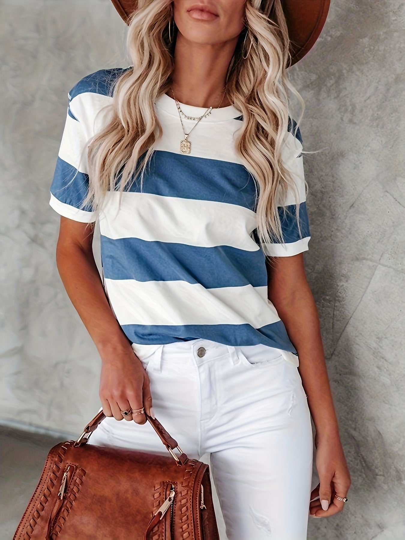 KAELY™ | T-shirt Classica a Righe