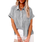 AUDRINE™ |  Una camicetta casual e comoda con bottoni