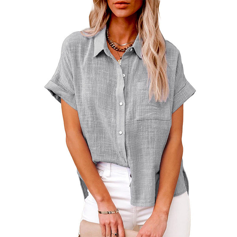 AUDRINE™ |  Una camicetta casual e comoda con bottoni