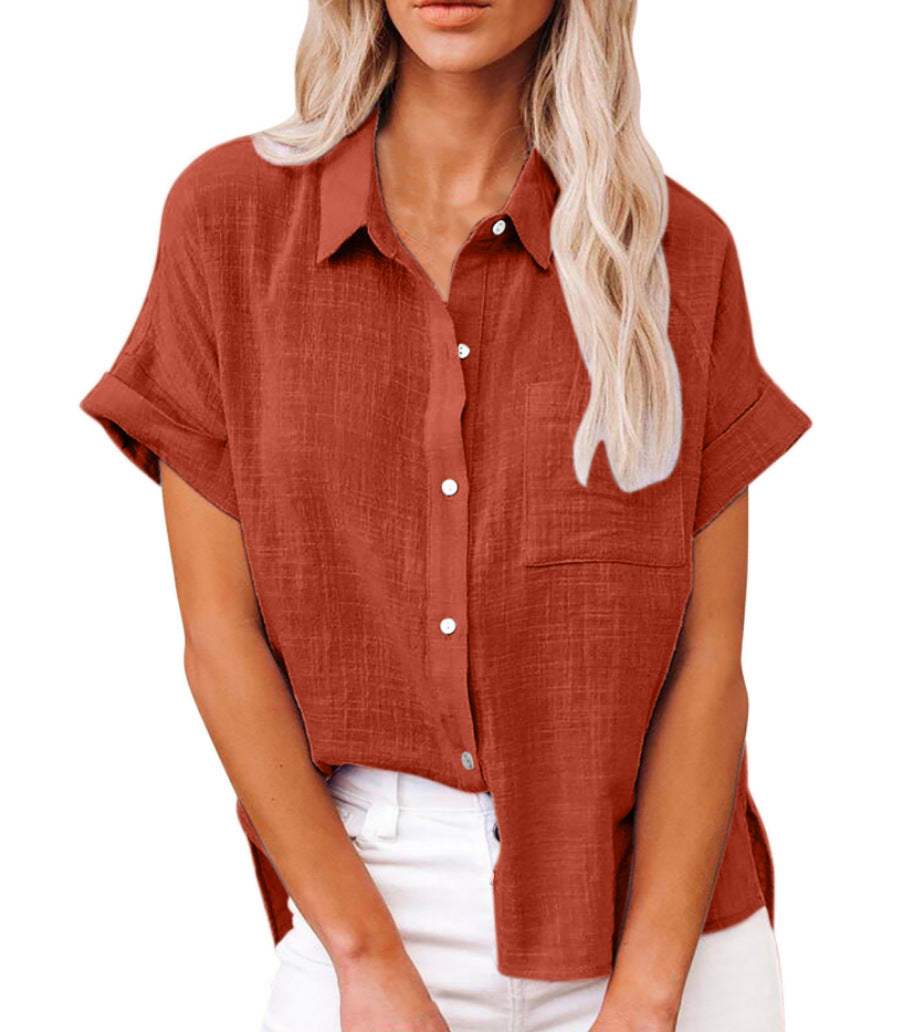 AUDRINE™ |  Una camicetta casual e comoda con bottoni