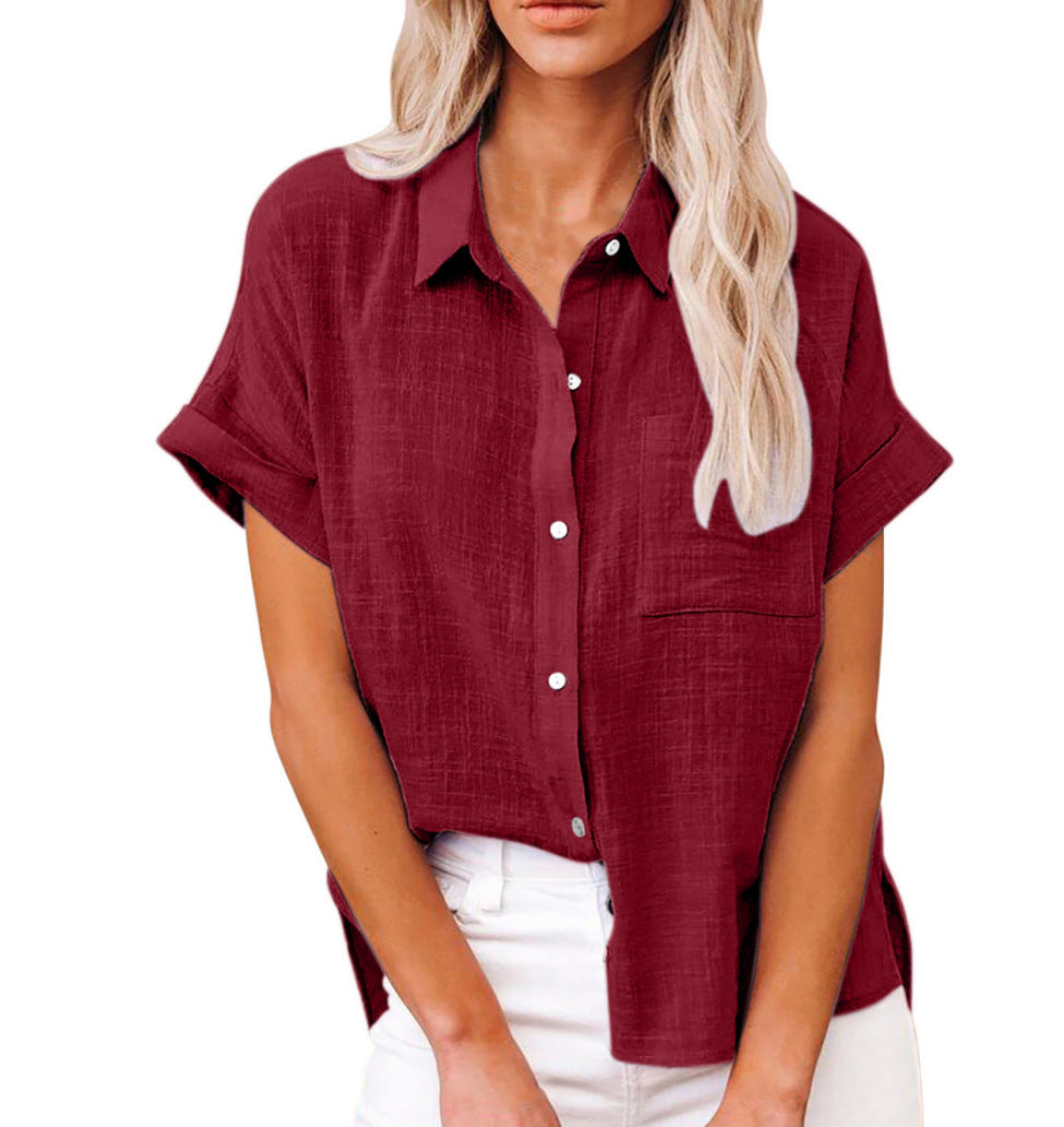 AUDRINE™ |  Una camicetta casual e comoda con bottoni