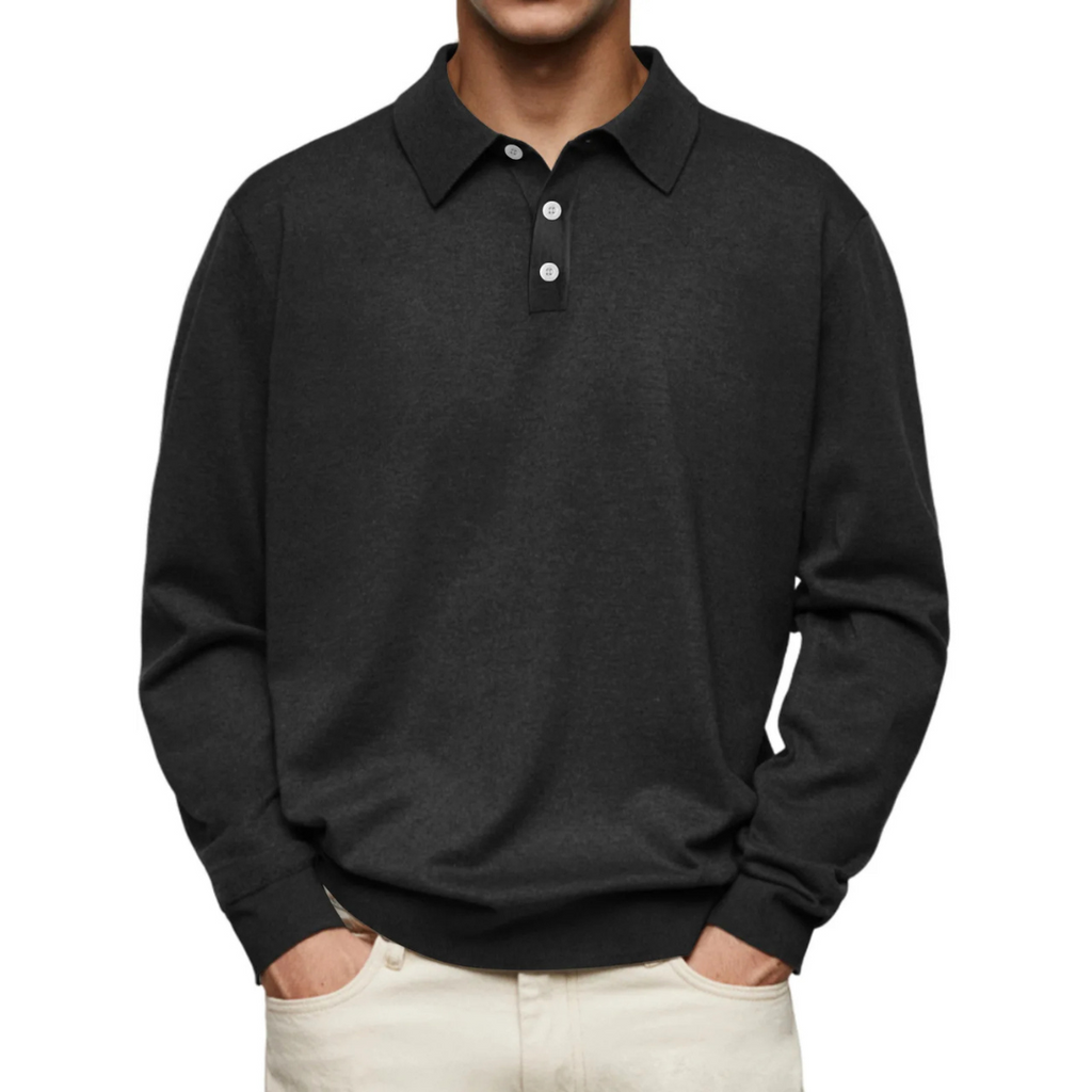 Elegante Polo Mason Modern a Maniche Lunghe - Stile e Comfort per Ogni Occasione