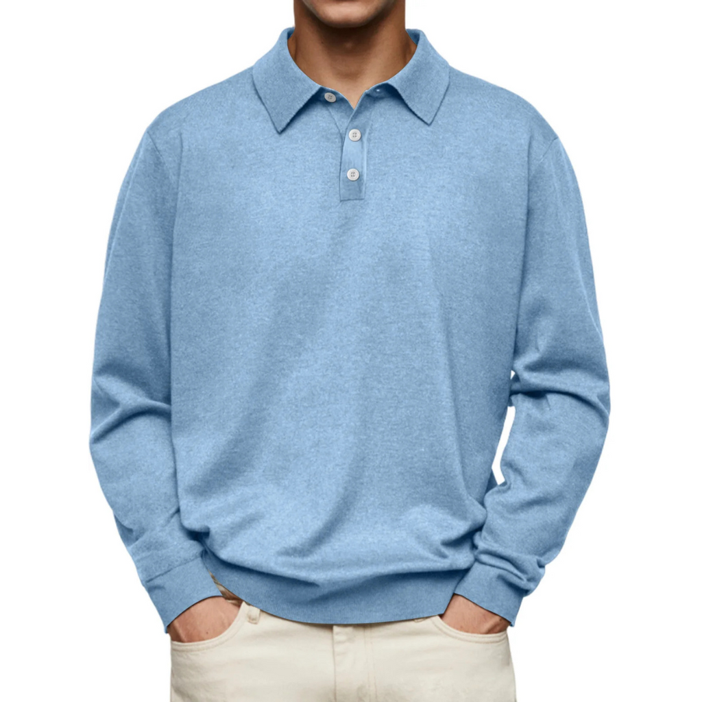 Elegante Polo Mason Modern a Maniche Lunghe - Stile e Comfort per Ogni Occasione