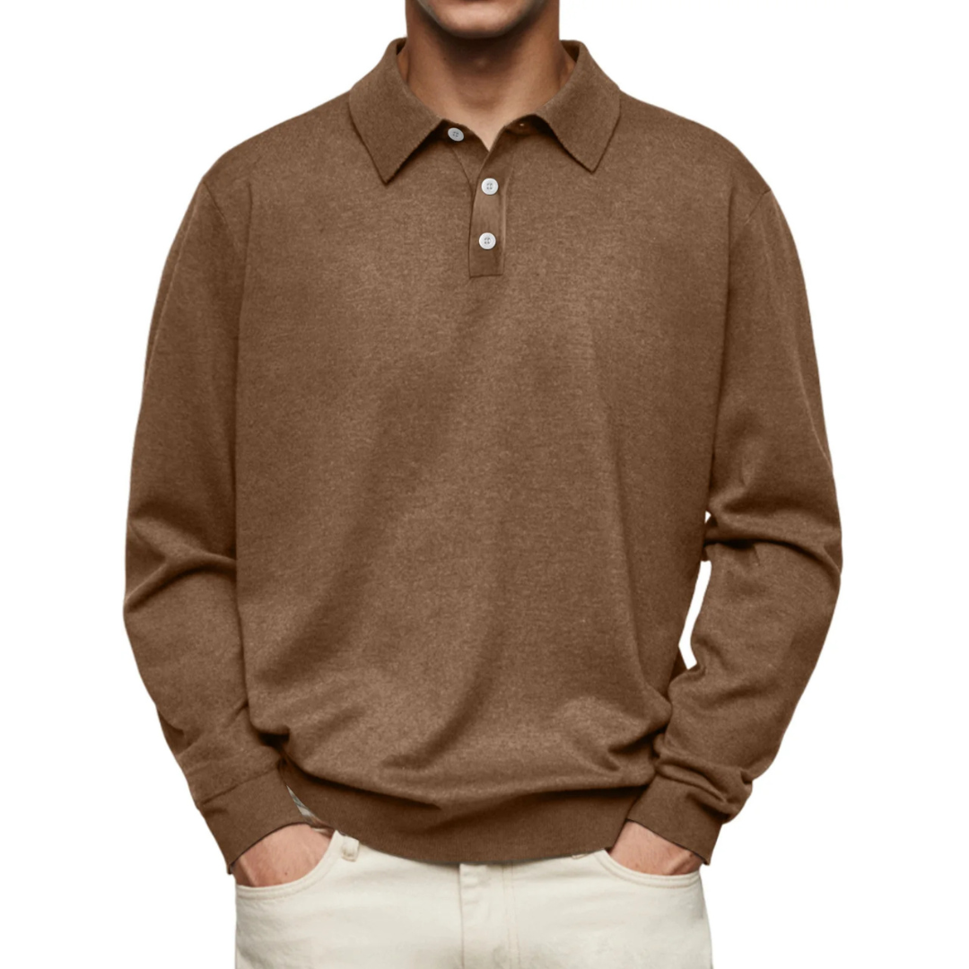 Elegante Polo Mason Modern a Maniche Lunghe - Stile e Comfort per Ogni Occasione