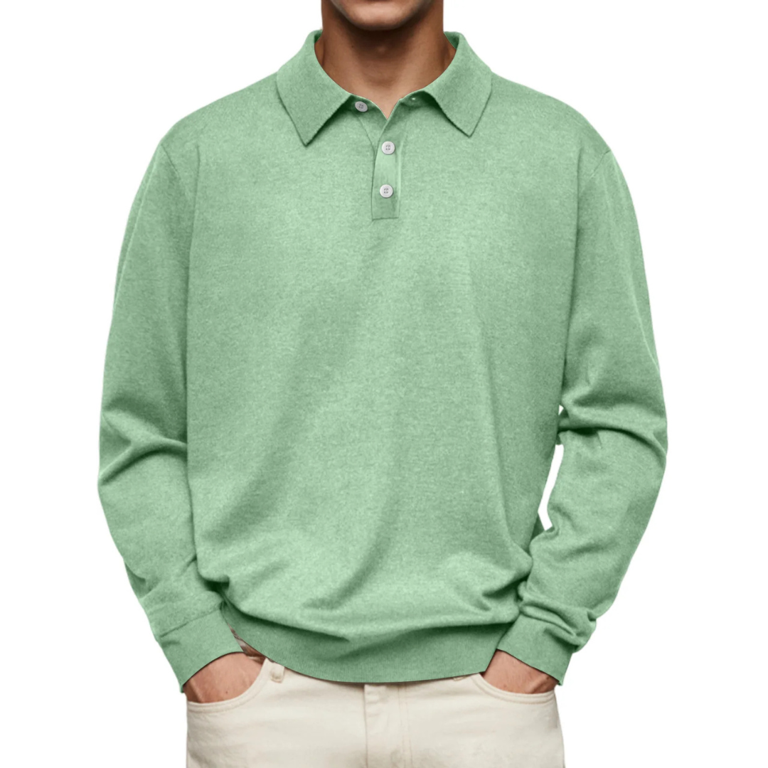 Elegante Polo Mason Modern a Maniche Lunghe - Stile e Comfort per Ogni Occasione