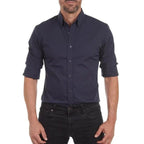 Camicia Antipiega Leo con Zip - Stile e Comfort in Ogni Occasione!