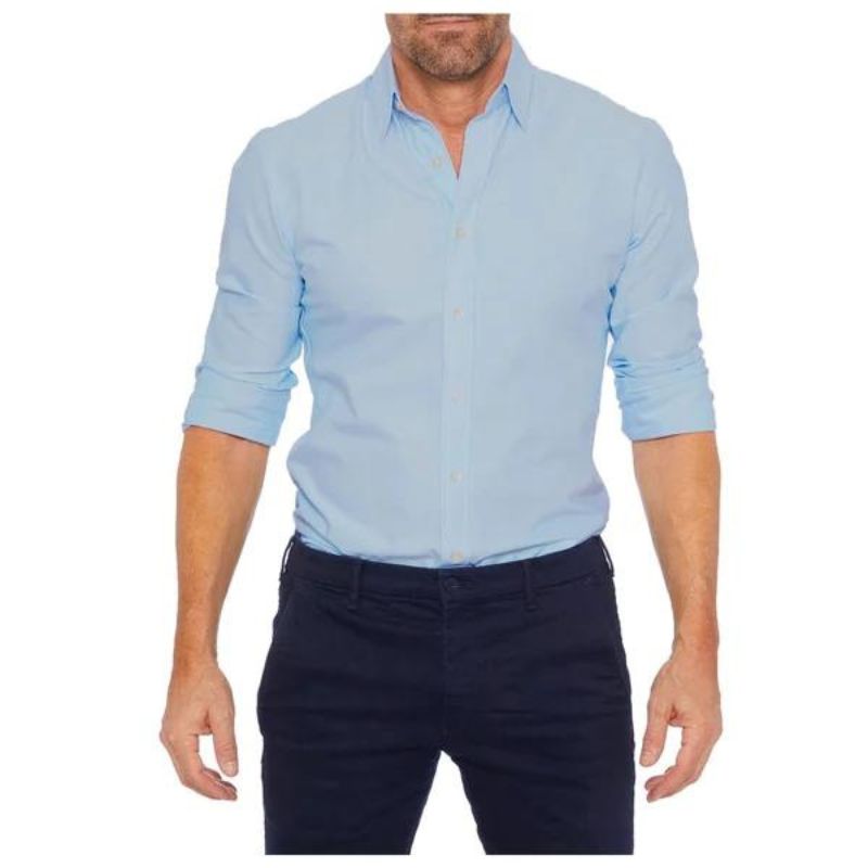 Camicia Antipiega Leo con Zip - Stile e Comfort in Ogni Occasione!
