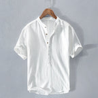 Camicia Damian in Cotone e Lino: Eleganza Naturale per Ogni Occasione