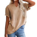 GRACIE™ | Comodo maglione in viscosa a righe