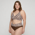 GlamMouris™ | Bikini a Due Pezzi con Top Reggiseno e Stile a Quadri – Eleganza e Comfort per l'Estate!
