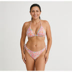 Rita - Bikini con Lacci al Collo in Pizzo Colorato e Vivace