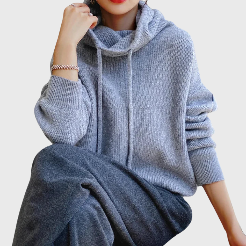 Felpa con Cappuccio 100% Cashmere: Comfort e Stile Inconfondibili!